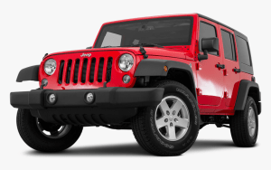 Red Jeep