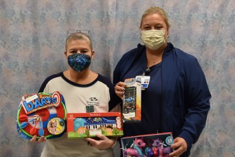 Toys donated in memory of Morgan Lynnae Enderle